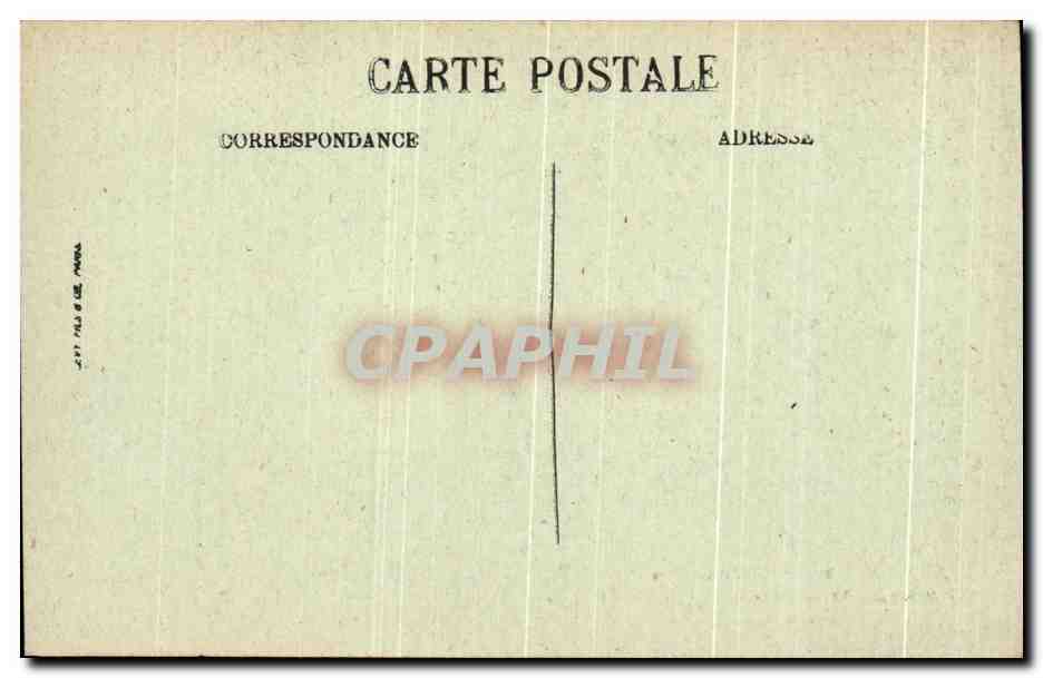 CPA Blois Le Chateau Aile Louis XII Vue a travers les Colonnades — Rückseite