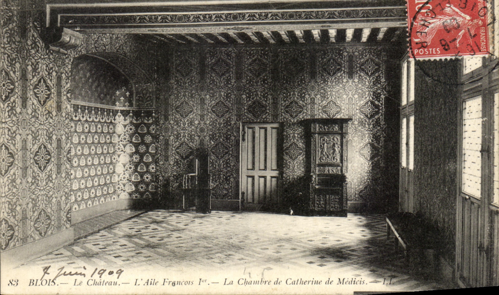 CPA Blois Le Chateau L'Aile Francois 1er La Chambre de Catherine de Medicis