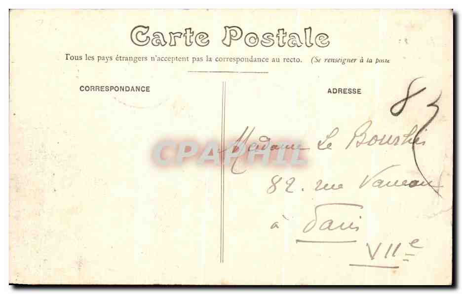 CPA Tours Les bords de la Loire Pont Bonaparte et vue de Saint Cyr — Rückseite