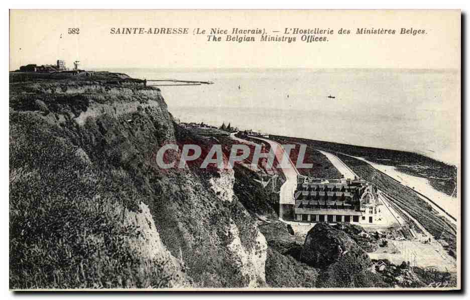 CPA Sainte Adresse L'Hostellerie Des Ministeres Belges