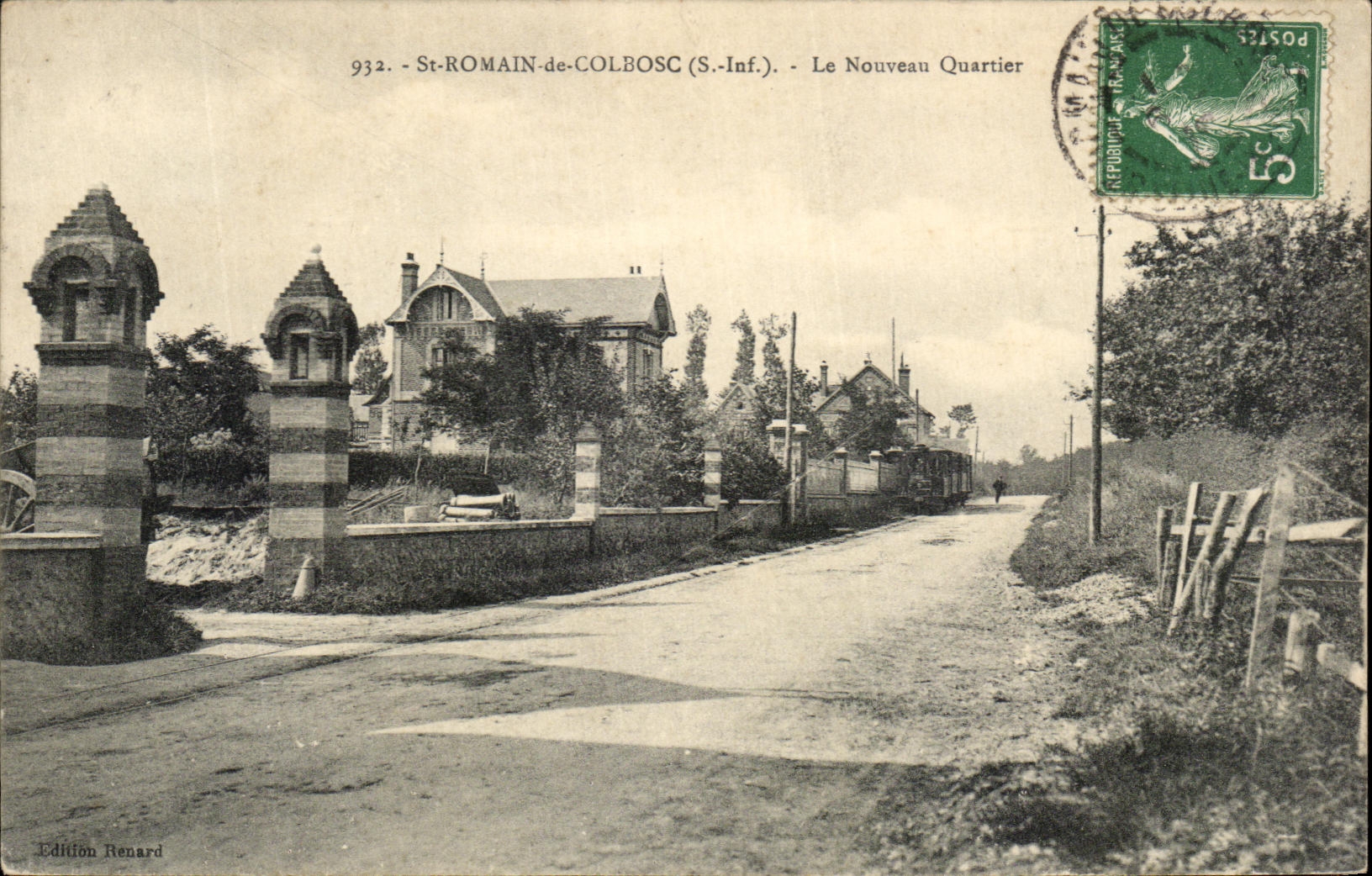 CPA St Romain De Colbosc Le Nouveau Quartier