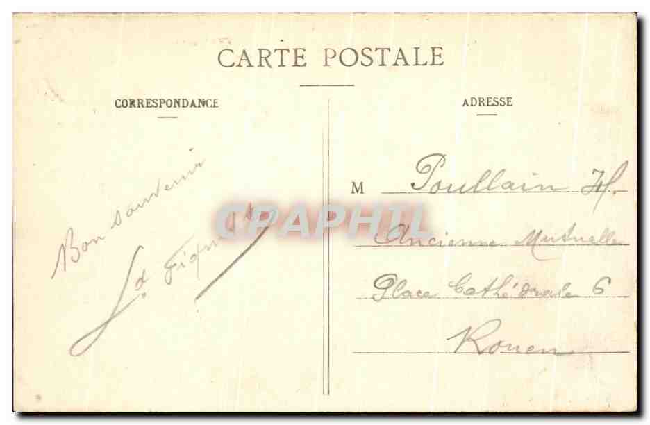 CPA St Romain De Colbosc Le Nouveau Quartier — Rückseite