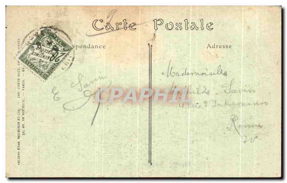 Les Sables-d'Olonne — L'Hôtel de l'Océan et le Remblai — NDHOT. — Rückseite