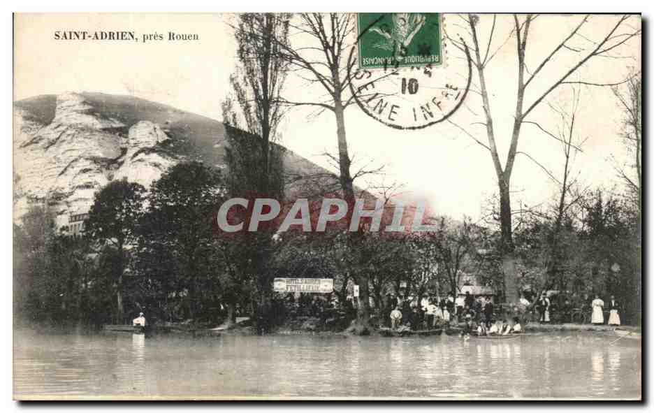 CPA Saint Adrien Pres Rouen Hotel St Andre Fetilleux 