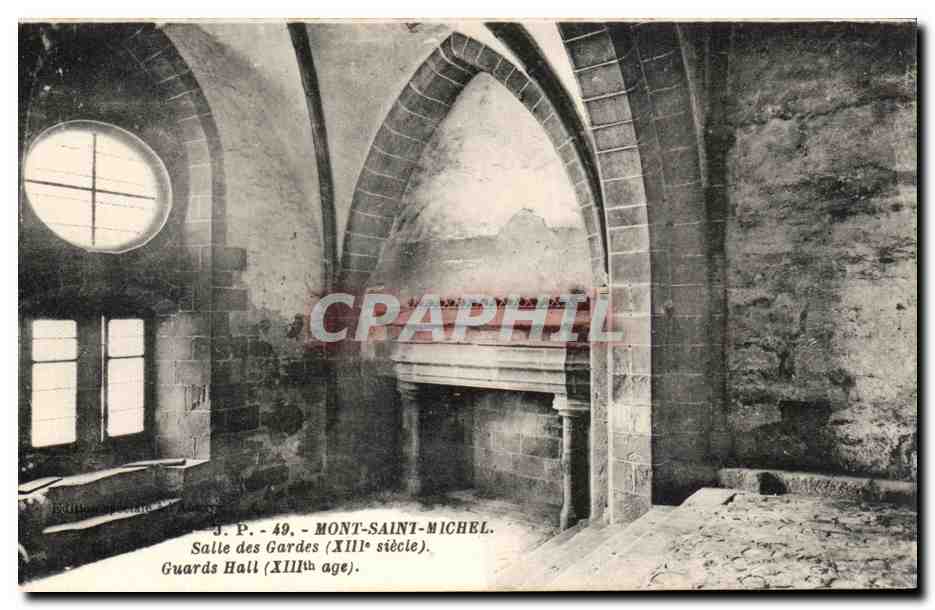 Mont-Saint-Michel — Salle des Gardes (XIIIe siècle) — J.P. - 49