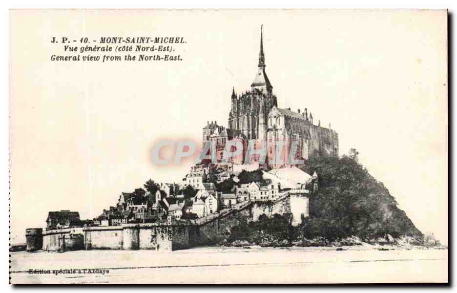 CPA Mont Saint Michel Vue Generale Generale