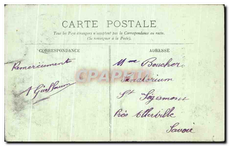 CPA Rouen Le Grand Portail de Saint Ouen — Verso