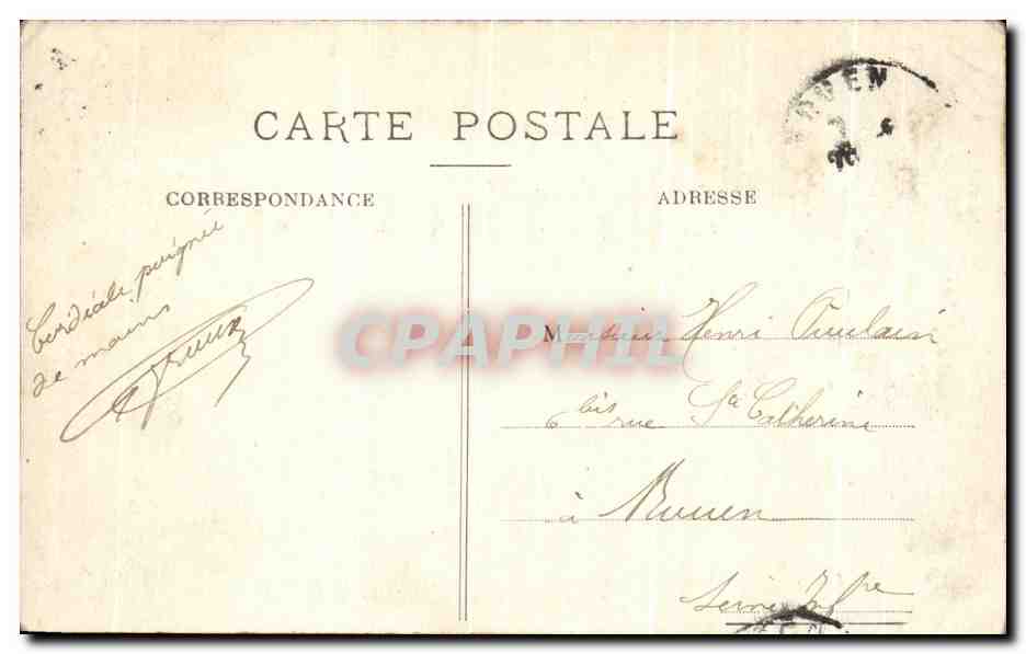 CPA Fecamp Vue Generale Enfant — Rückseite
