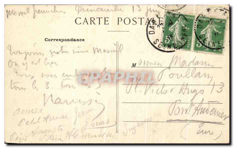 CPA Bihorel Les Rouen Le Chateau du Chapitre — Rückseite