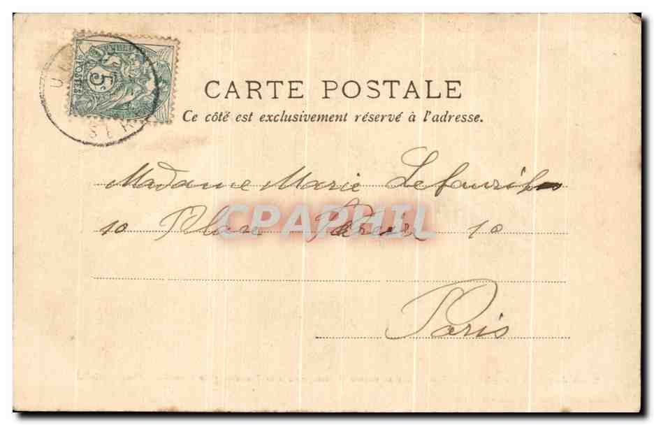CPA Salon du peintre Dauphinois Hebert dans sa Maison de Campagne a la Tronche pres Grenoble  — Rückseite