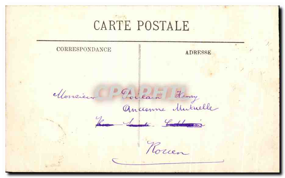 CPA Saint Valery En Caux Chateau Trompette et le port — Rückseite