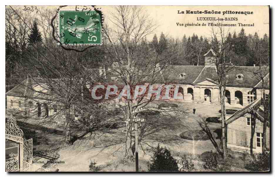 Luxeuil-les-Bains — Vue générale de l'Établissement Thermal — Beauchet, Bingerailles