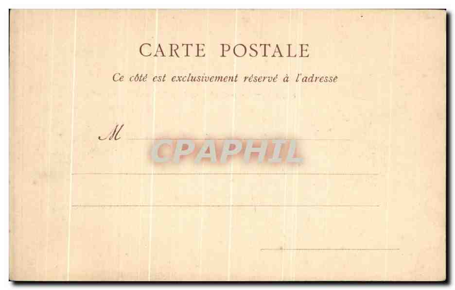 CPA Le Mans Vue Generale prise de la Route de Rouillon — Rückseite
