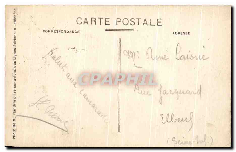 Toulouse - Le Pont Neuf - L'Église de la Dalbade avec son clocher, avant la catastrophe du 11 avril 1926 — Rückseite