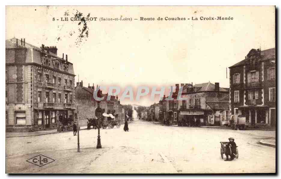 Le Creisot (Saône-et-Loire) — Calle de Couches - La Croix-Menée — C. Lardier