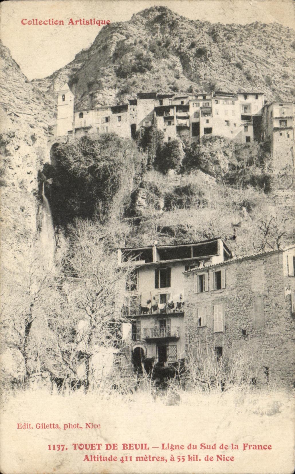 CPA Touet De Beuil Ligne Du Sud De La France