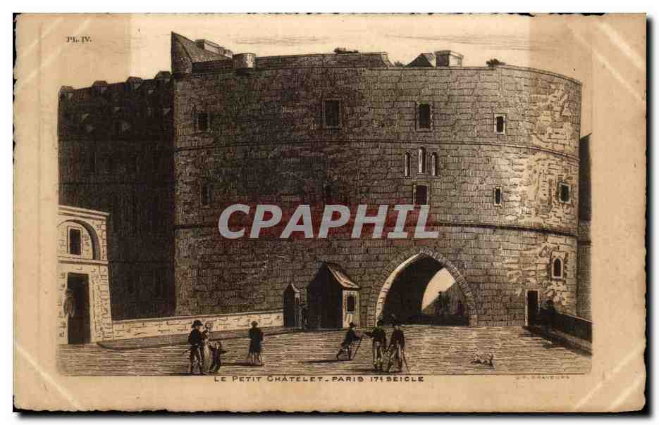 CPA Le Petit Chatelet Paris 17eme
