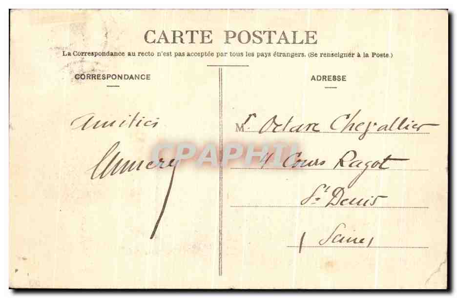 Le Creusot - Viertel Saint-Laurent — luftige industrielle Ansicht — Imprimerie Marret, Verleger, Nr. 12 — Rückseite