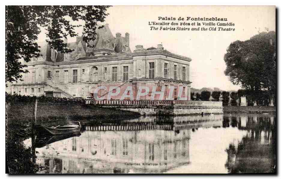 Palacio de Fontainebleau — La escalera de las hadas y la vieja comedia — Colección Artística L.M.