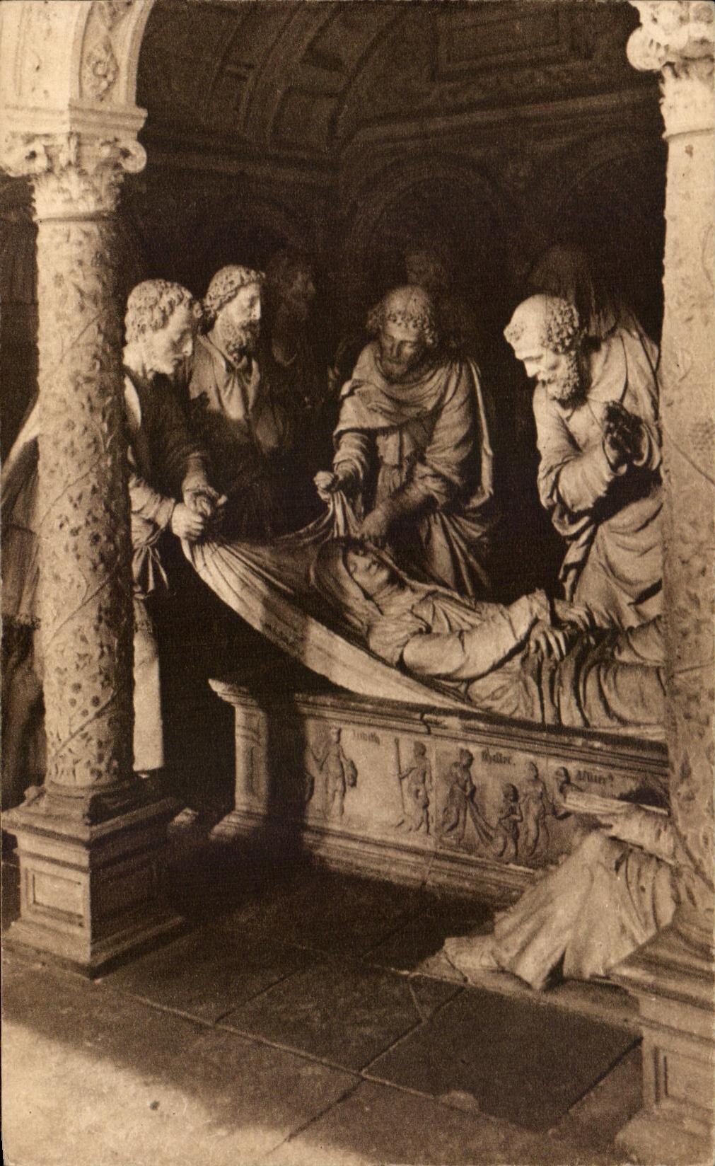 CPA Les Saints De Solesmes L'Ensevelissement de Notre Dame