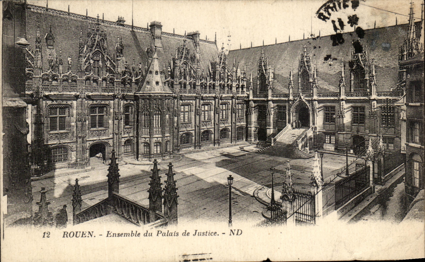 CPA Rouen Ensemble du Palais de Justice
