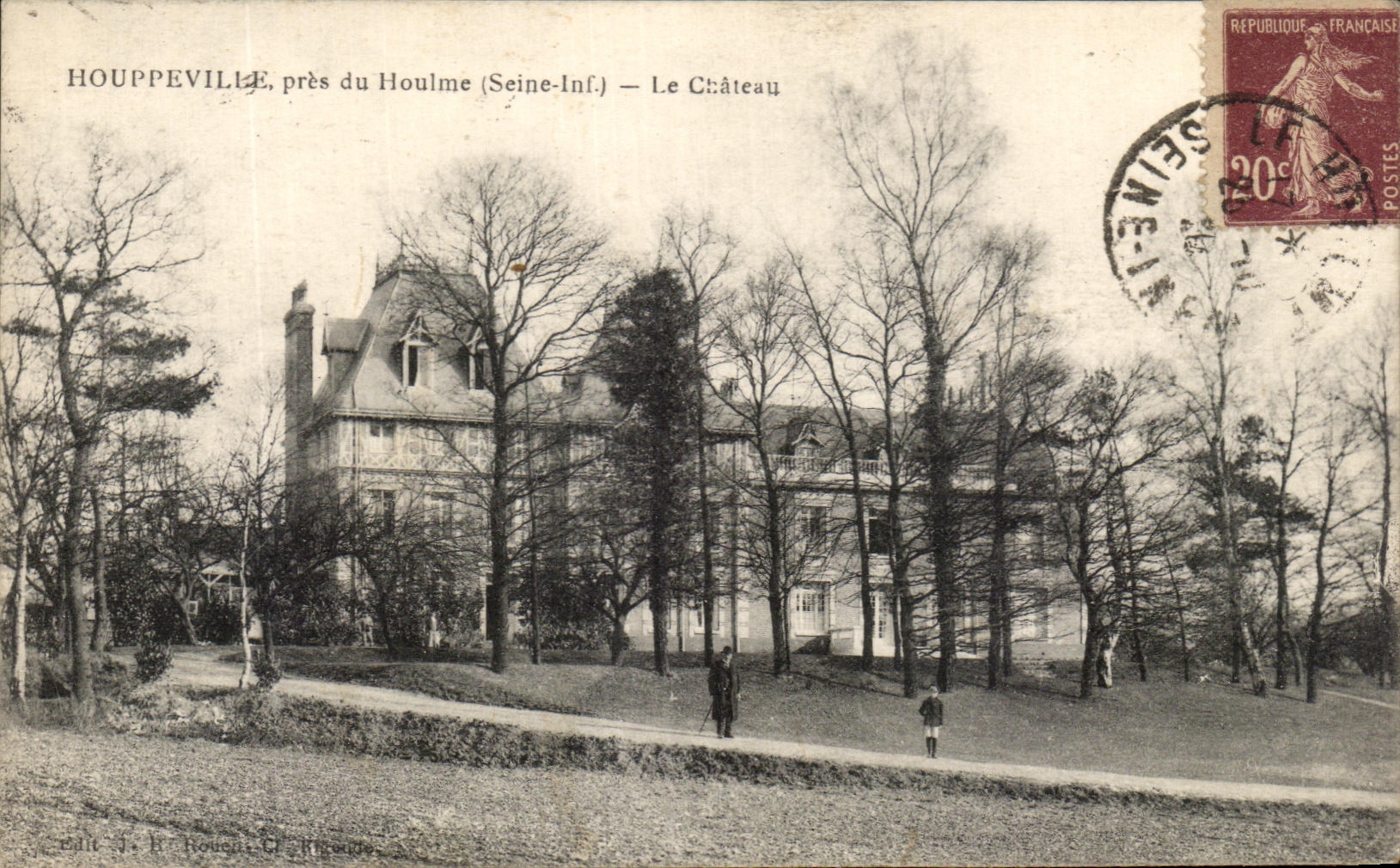 CPA Houppeville Pres du Houlme Le Chateau