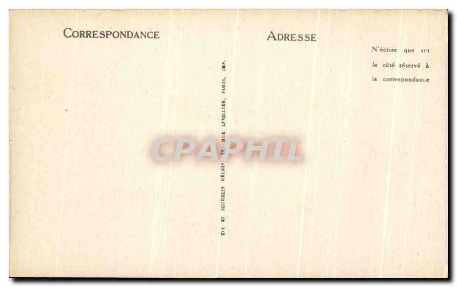 CPA Le Havre Place Gambetta Et Theatre — Rückseite