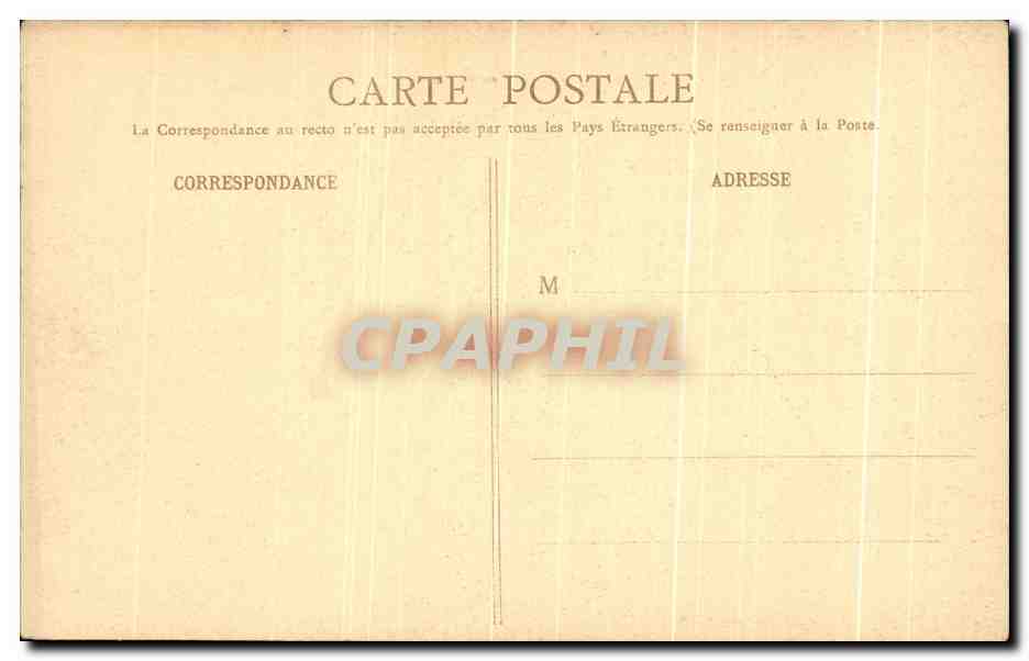 CPA Rouen Palais de Justice Facade Place Verdrel — Verso