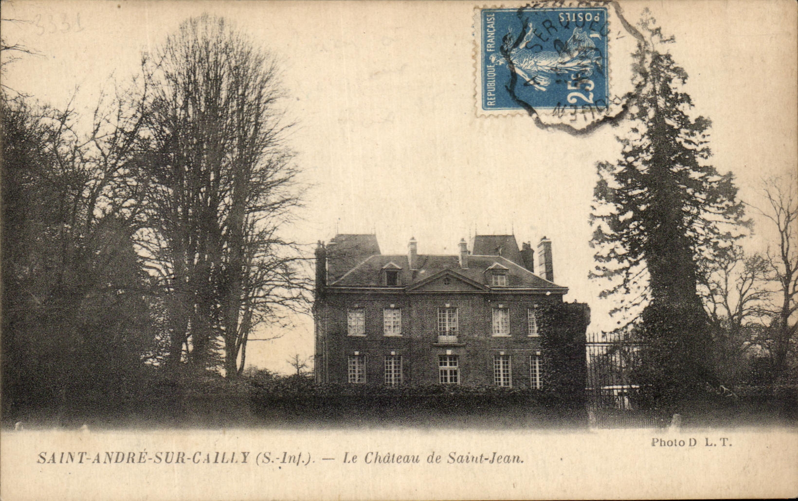 CPA Saint Andre Sur Cailly Le Chateau de saint Jean
