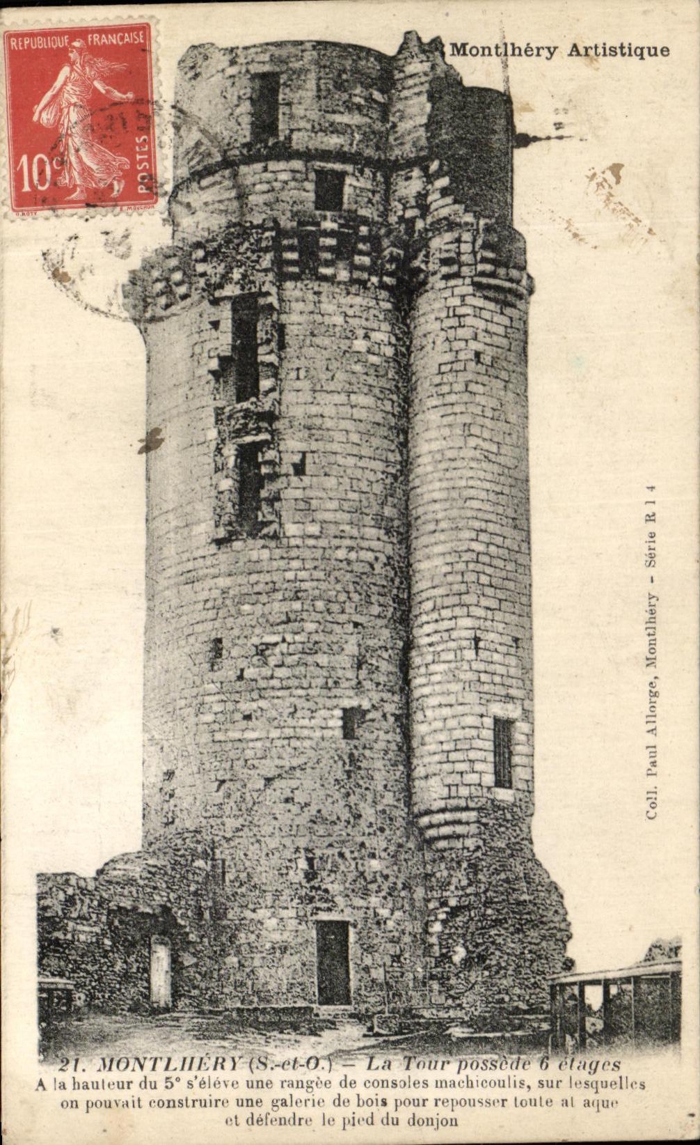 Montlhéry (S.-et-O.) — La Torre tiene 6 pisos — Paul Allorge, Serie R 14