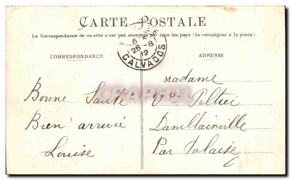 CPA Le Mans La Caserne Cavaignac Militaria — Rückseite