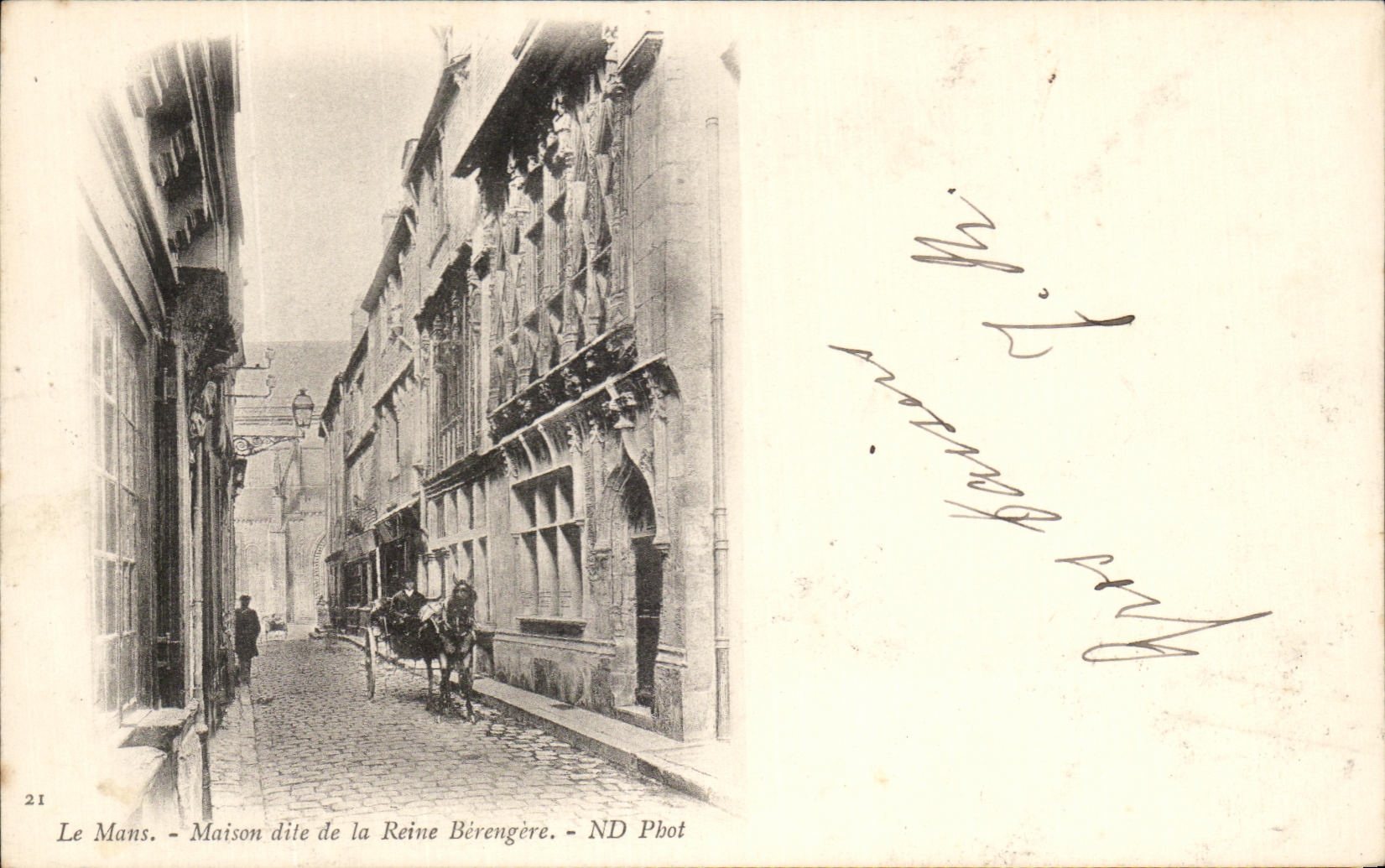 CPA Le Mans Maison dite de la Reine Berangere