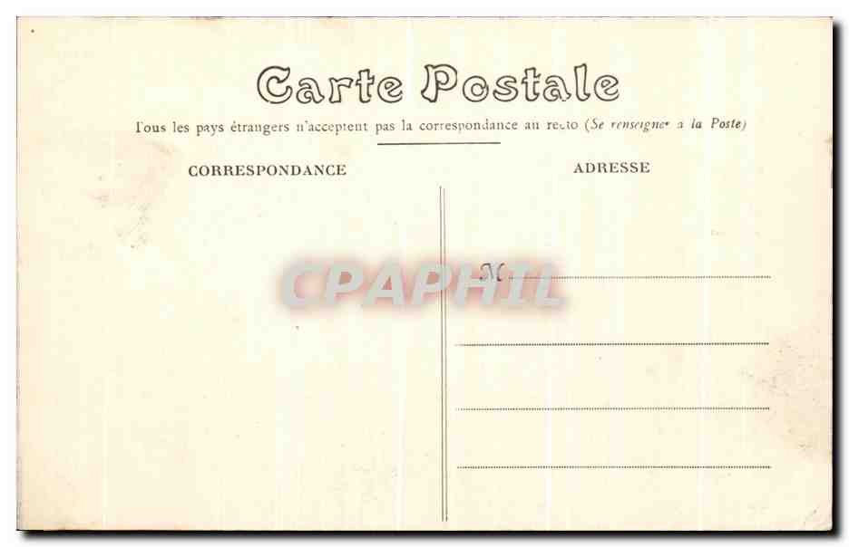 CPA Beaumont Sur Sarthe Coin Pittoresque Costume Sarthois Folklore Costume — Rückseite