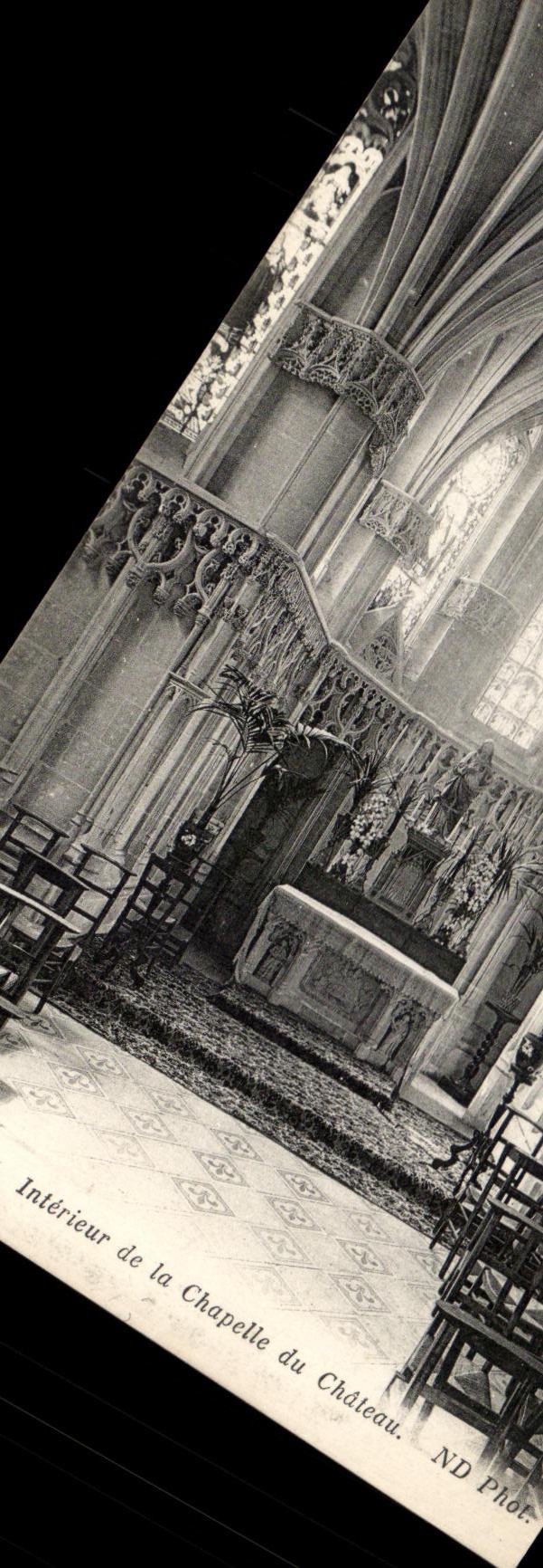 CPA Interieur De La Chapelle Du Chateau Amboise