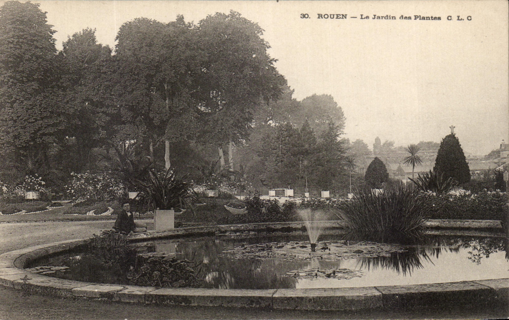 CPA Rouen Le Jardin Des Plantes