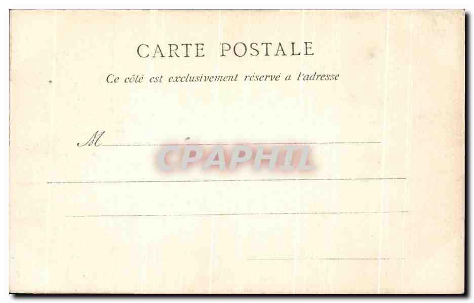 CPA Rouen Le Jardin Des Plantes — Rückseite