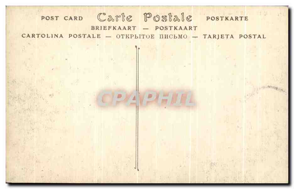 CPA Le Treport Un Coin Du Port Par Gros Temps Bateaux — Rückseite