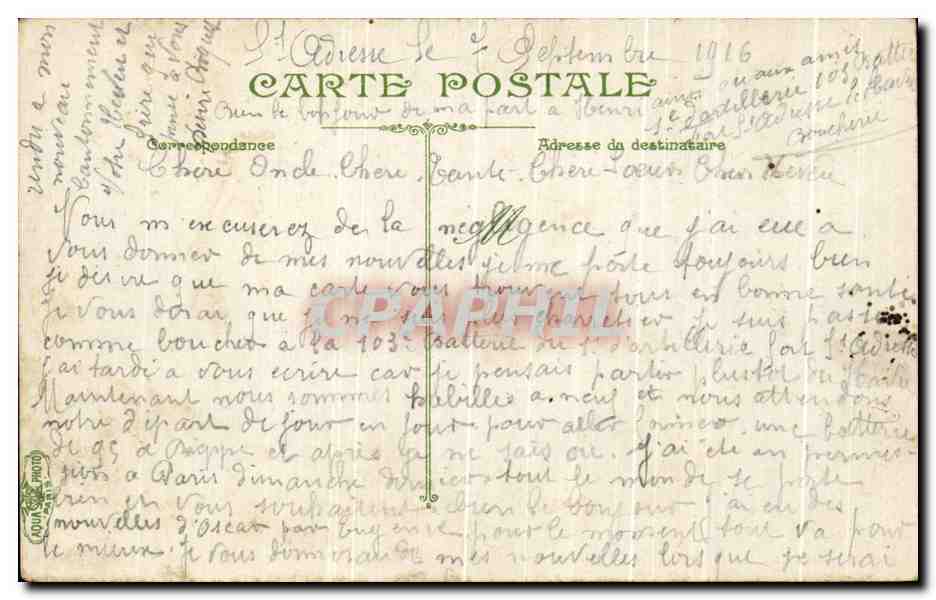CPA La Havre La Nouvelle Jetee — Rückseite