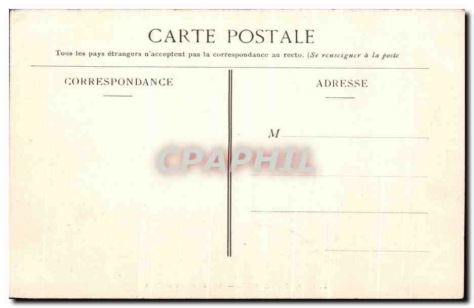 CPA Rouen Abside de Saint Ouen — Rückseite