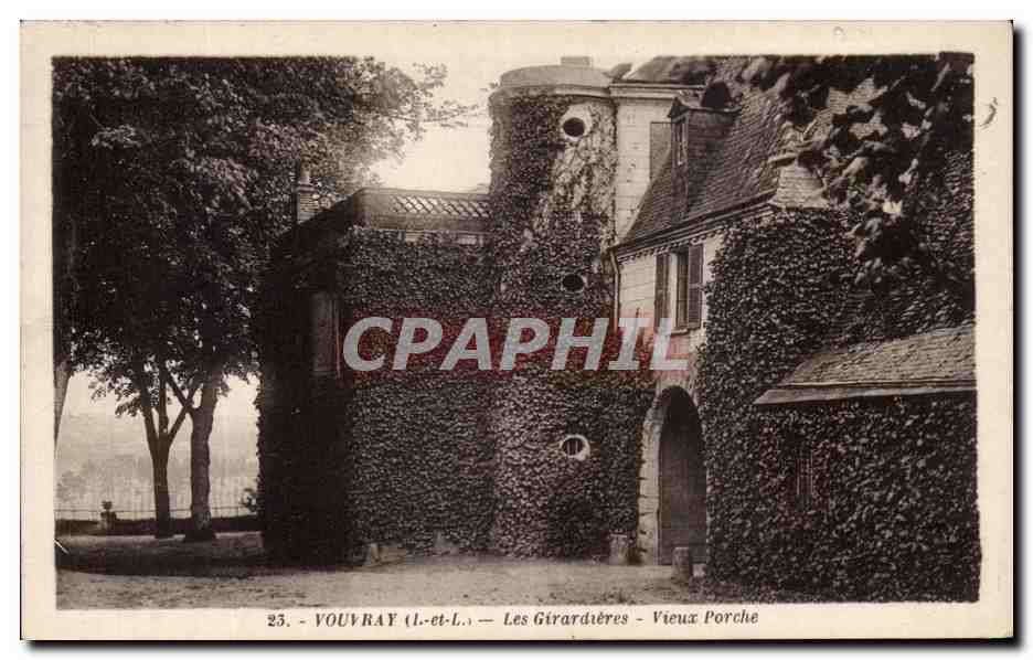 CPA Vouvray Les Girardieres vieux Porche