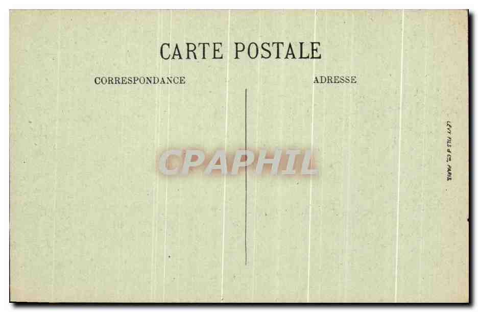 Castillo de Fontainebleau — Vestíbulo — N.G. — Reverso