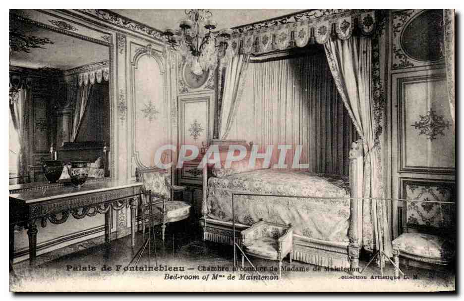 Palacio de Fontainebleau — Habitación de Madame de Maintenon — Colección Artística L. M.
