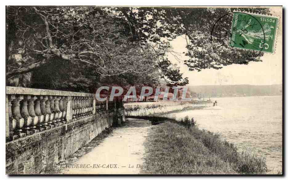CPA Caudebec en Caux La Digue