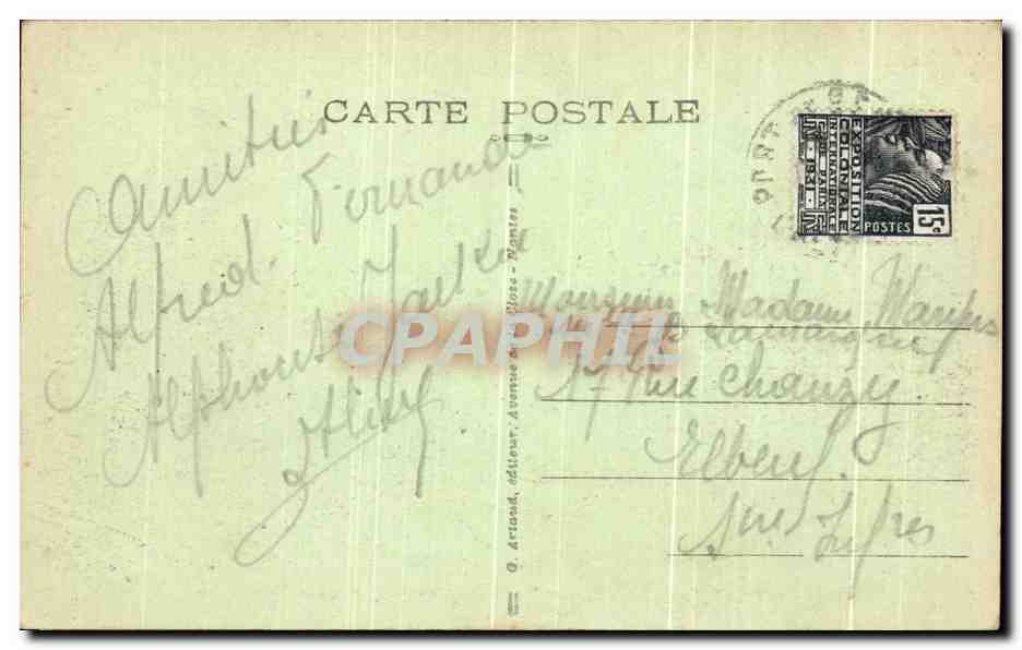 Deauville - "La Plage Fleurie" — Boulevard Eugène-Cornuché und die Tennisplätze — Rückseite