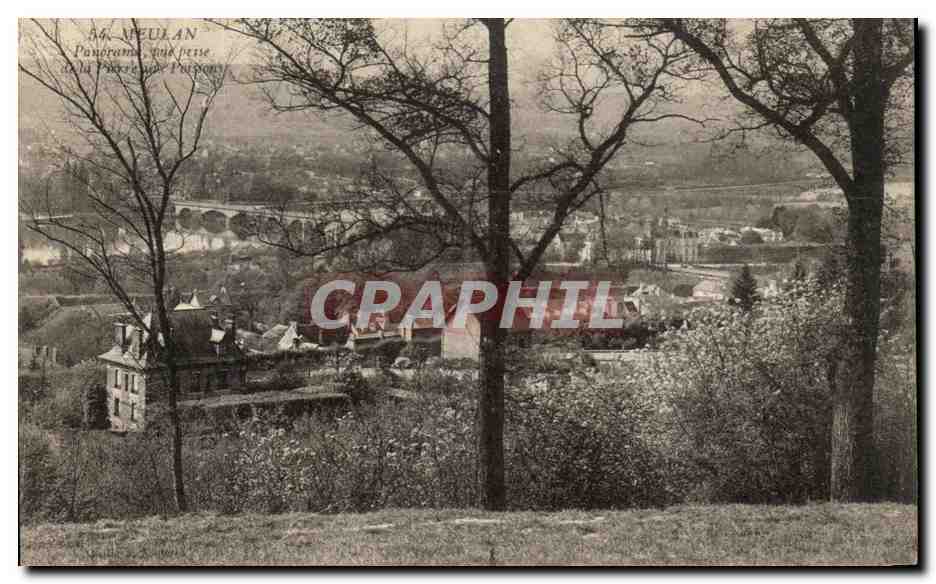 Meulan — Panorama, vue prise de la Pierre sur Papon — éditeur non identifié, n° 36