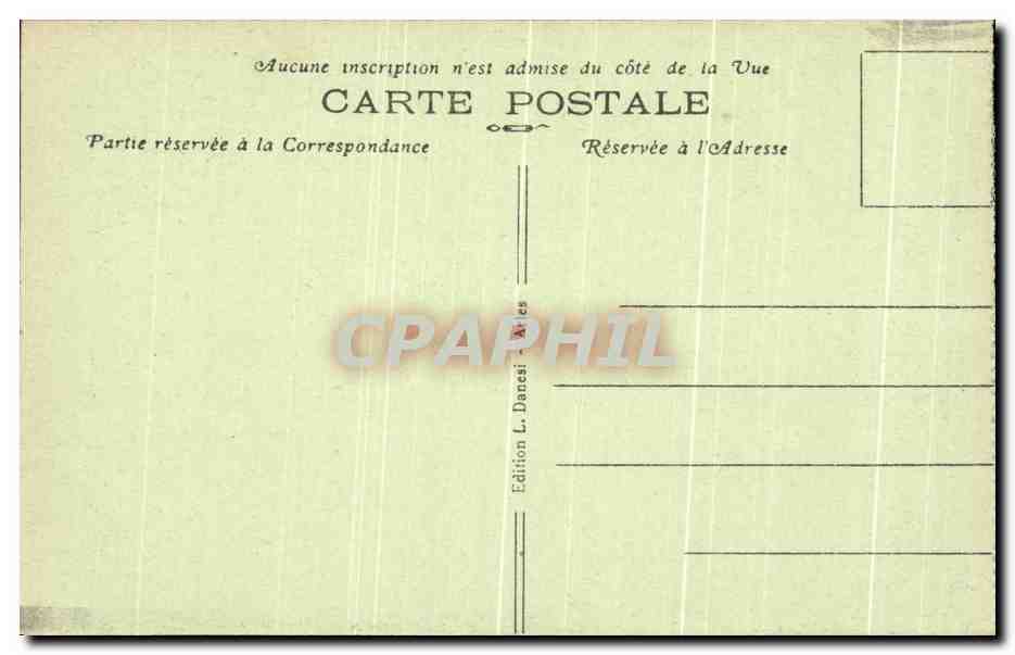 CPA Arles Les Alyscamps Tombeau Merovingien — Rückseite