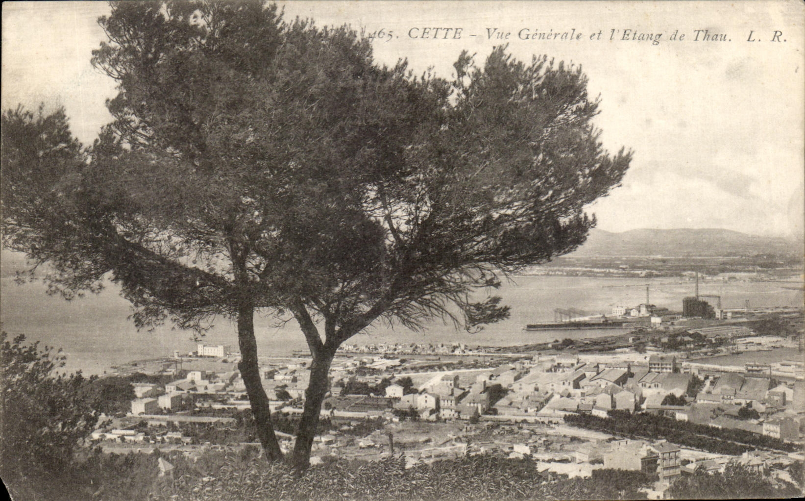 CPA Cette Vue Generale Et l'Etang De Thau
