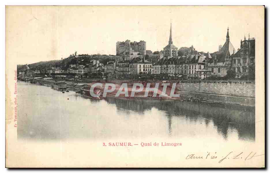 CPA Saumur Quai De Limoges