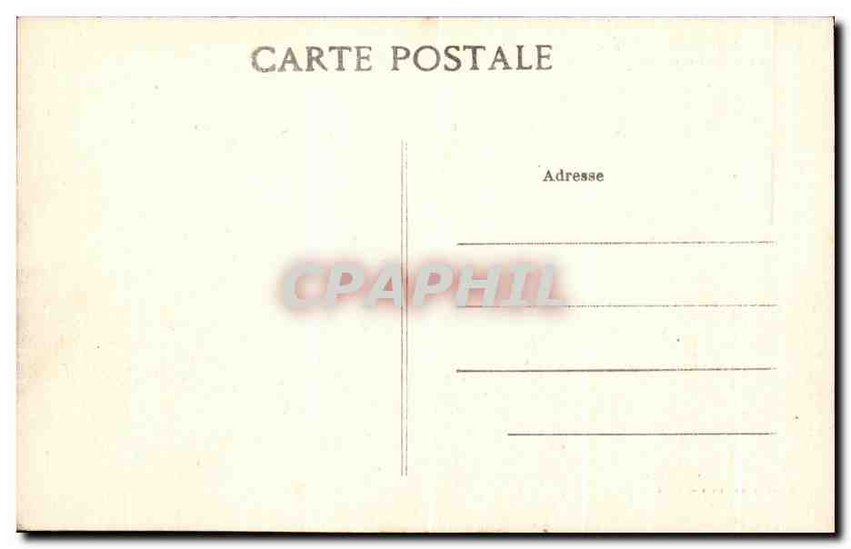 CPA Blois La Rue Denis Papin et le Grand Bazar — Verso
