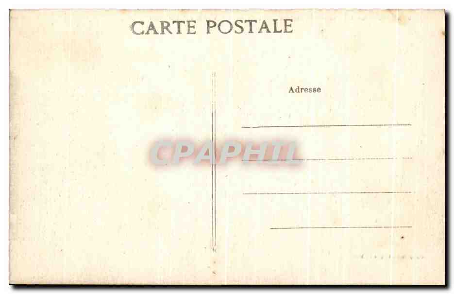 CPA Blois La Chateau Partie Gaston d'Orleans Vue a vol d'oiseau — Rückseite